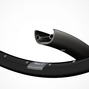 Abroncs RYDE RIVAL 21 622 mm 36H fekete, disc szegecselt