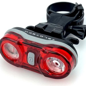 Villogó hátsó VELOTECH 2x0,5W