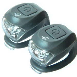 Villogó VELOTECH 2LED SZÜRKE