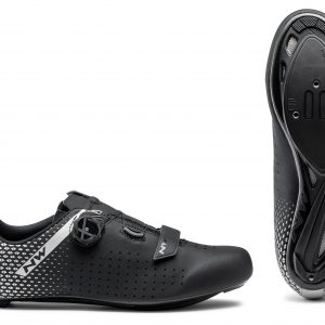 Cipő NORTHWAVE ROAD CORE PLUS 2 W 44 WIDE szélesített verzió, fekete