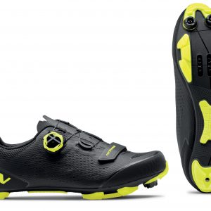Cipő NORTHWAVE MTB RAZER 2 42,5 fekete/fluo sárga