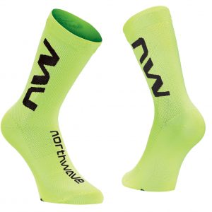 Zokni NORTHWAVE EXTREME AIR MID XS FLUO SÁRGA/FEKETE